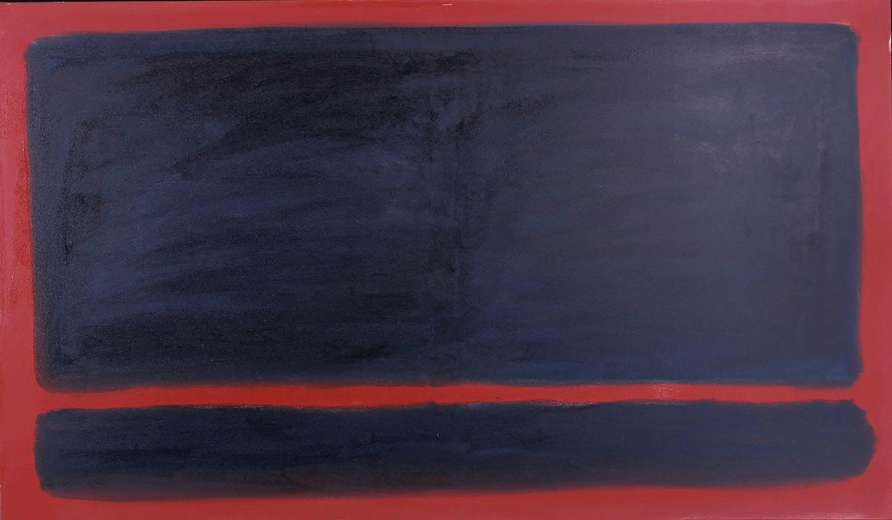 Mark Rothko (1903–1970), Red & Black, oil and acrylic on canvas