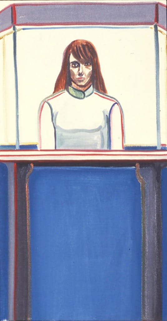 Wayne Thiebaud (born 1920), After Booth Girl, oil and acrylic on canvas
