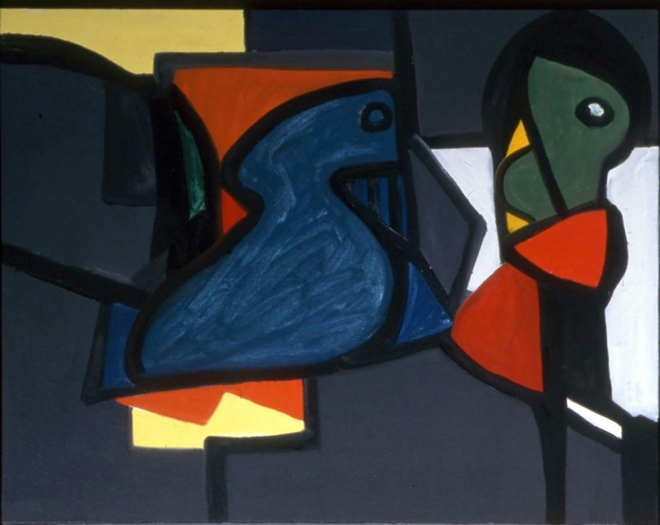 Arshile Gorky (1904–1948), Abstraction 1936 (Dedicated with thanks to Barney Ebsworth), oil and acrylic on canvas